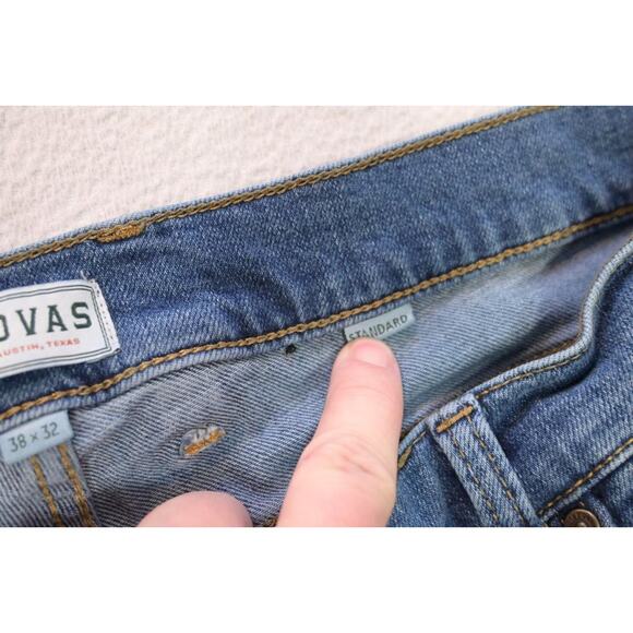 Tecovas Standard Fit Western Stretch Rugged Blue Jeans Mens Size 38 x 32 - Picture 8 of 10